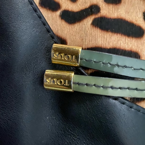 Authentic Tous soft leather and animal hair hobo - Picture 4 of 12